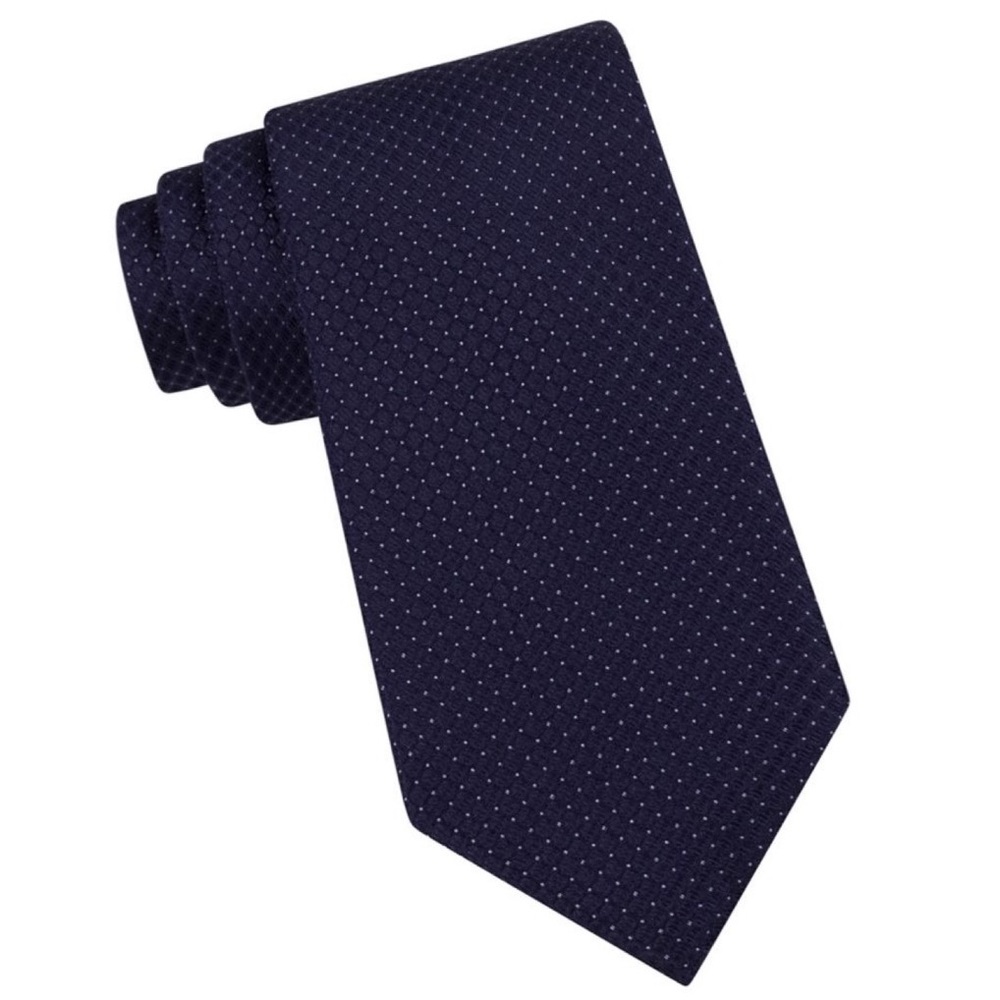 Calvin Klein Navy Micro Dot Tie